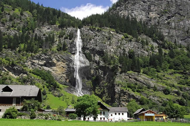 Bild des höchsten Wasserfall Kärntens