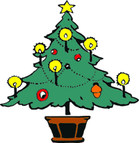 Bild eines Weihnachtsbaums